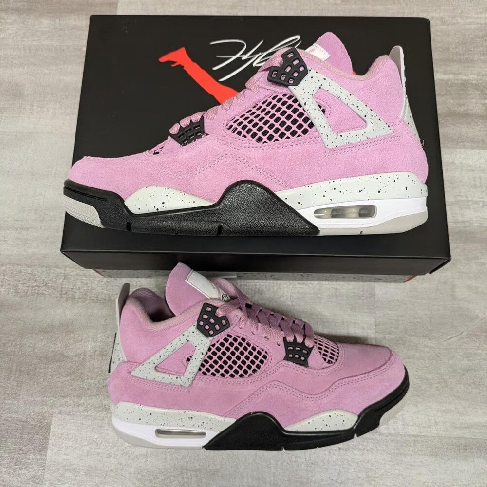 Jordan 4 orchid pink size 8.5W/7M